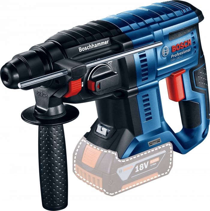 Набір інструменту Bosch Professional перфоратор GBH 180-LI + дриль-шуруповерт GSR 18V-50 у сумці + болгарка GWS 180-LI, с 2 акб GBA 18V 5.0Ah и з/у GAL 1880 CV
