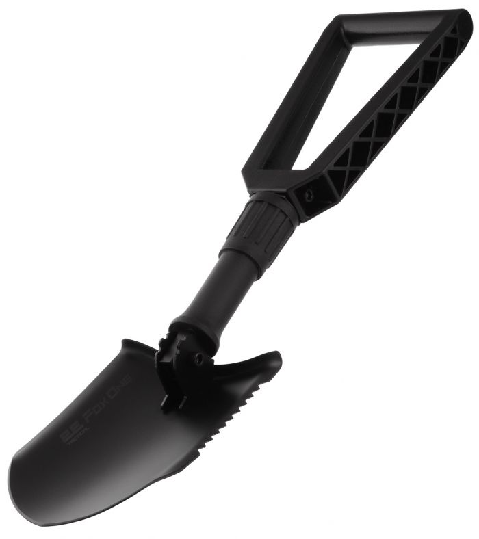 Лопата тактична 2E Fox One Black складна, 59 см, 1.1 кг