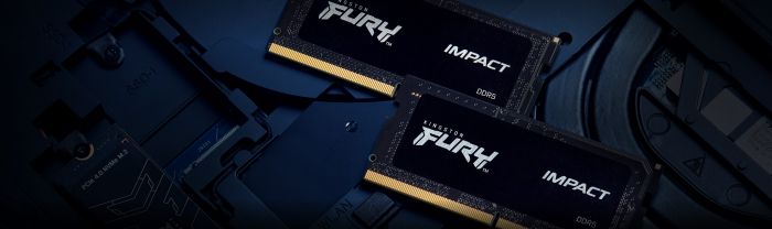 Пам'ять ноутбука Kingston DDR5 64GB KIT (32GBx2) 5600 FURY Impact PnP