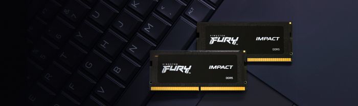 Пам'ять ноутбука Kingston DDR5 64GB KIT (32GBx2) 5600 FURY Impact PnP