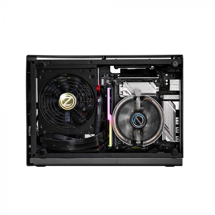 Корпус Zalman M2 MINI GREY, без БЖ, 1xUSB3.0, 1xUSB Type-C, 1x80mm Black fan, Acryl Dual-Side Panel, Aluminium, mITX, Grey