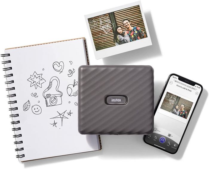 Фотопринтер Fujifilm INSTAX LINK WIDE M GRAY EX D