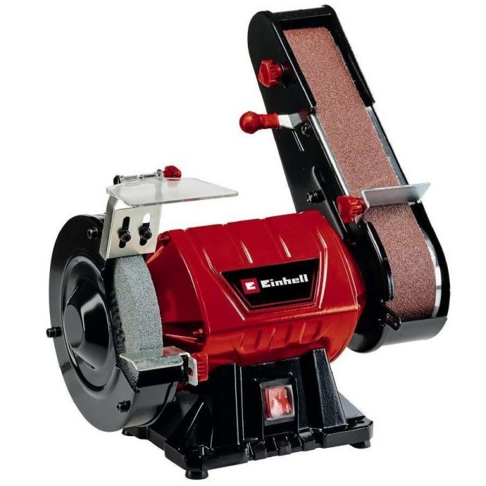 Точило стрічкове Einhell TC-US 350, 350 Вт, диск 150 мм, стрічка 50х686 мм