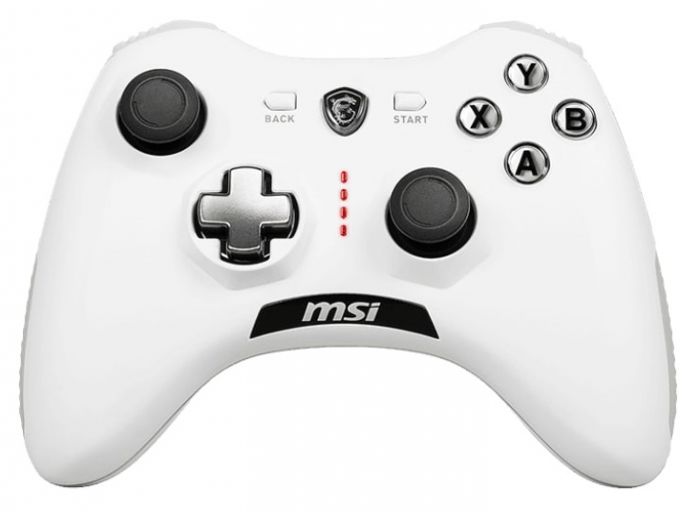 Дротовий геймпад MSI Force GC20 V2 WHITE S10-04G0020-EC4