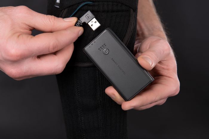 Шкарпетки з підігрівом 2E Race Black з дистанційним контролером, розмір XL