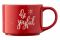 Чашка Ardesto Be joyful, 330 мл, червона, кераміка