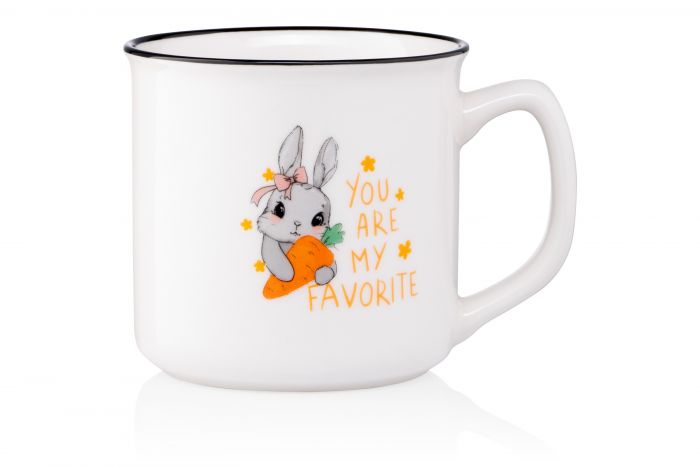 Чашка Ardesto Cute rabbit, 320 мл, порцеляна