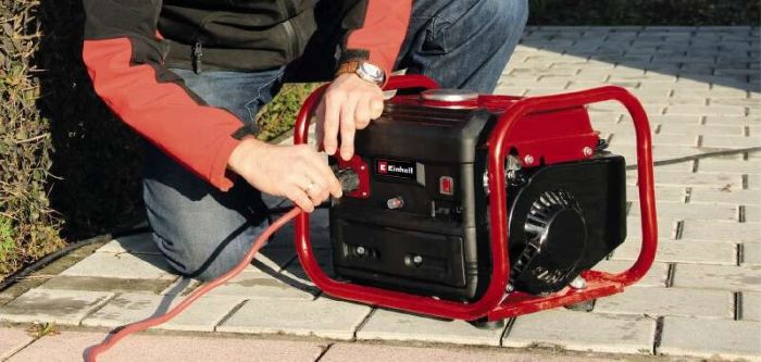 Бензиновий генератор Einhell TC-PG 10/E5, 230В, 0.68кВт (макс. 0.8кВт), ручний старт, 4л, 18.8кг