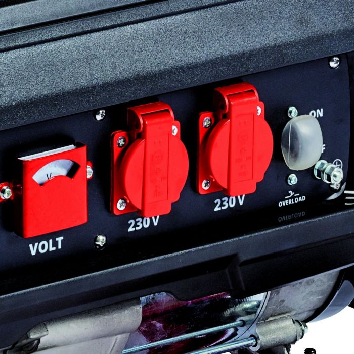 Генератор бензиновий Einhell TC-PG 35/E5, 230В, 2.6 кВт (макс. 3.1кВт), ручний старт, бак 15л, 41.2кг