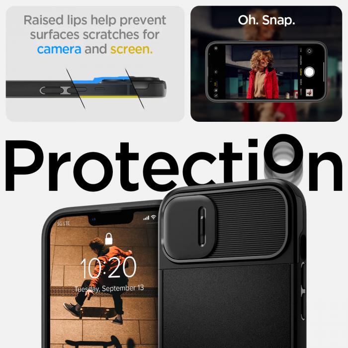 iPhone 14 Optik Armor MagFit Black