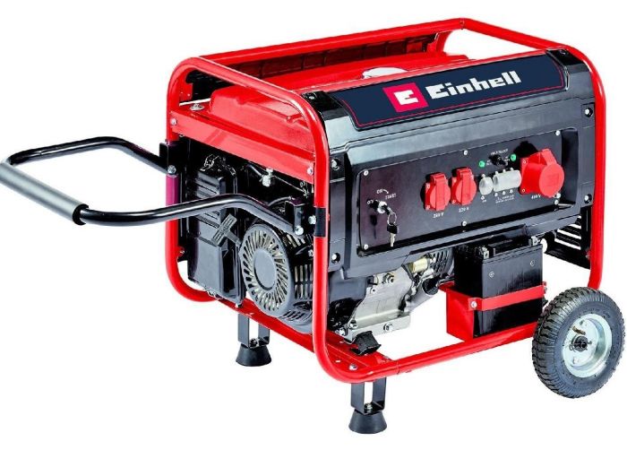Генератор бензиновий Einhell TC-PG 55/E5, 230В/380В, 3.6кВт (макс. 5.5кВт), електростарт, 25л, 83кг