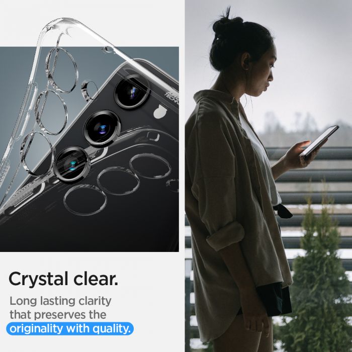Чохол Spigen для Samsung Galaxy S23 Crystal Flex, Crystal Clear