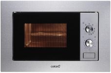 Мікрохвильова піч Cata вбудовувана, 20л, мех. управл., 800Вт, гриль, MC 20 IX, нерж