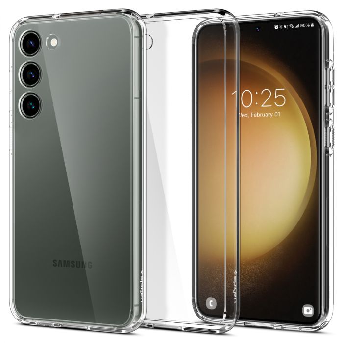 Чохол Spigen для Samsung Galaxy S23 Ultra Hybrid, Crystal Clear