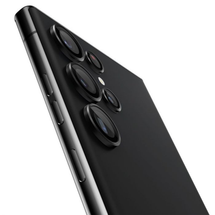 Захисне скло Spigen для лінз камери Samsung Galaxy S23 Ultra Glas.tR EZ Fit Optik Pro (2P) Black