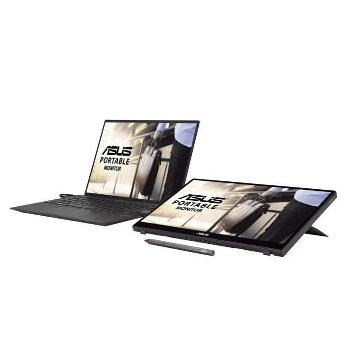 Монітор портативний LCD 14" Asus ZenScreen Ink MB14AHD mHDMI, 2xUSB-C, Audio, IPS, Touch, Stylus Pen MPP2.0