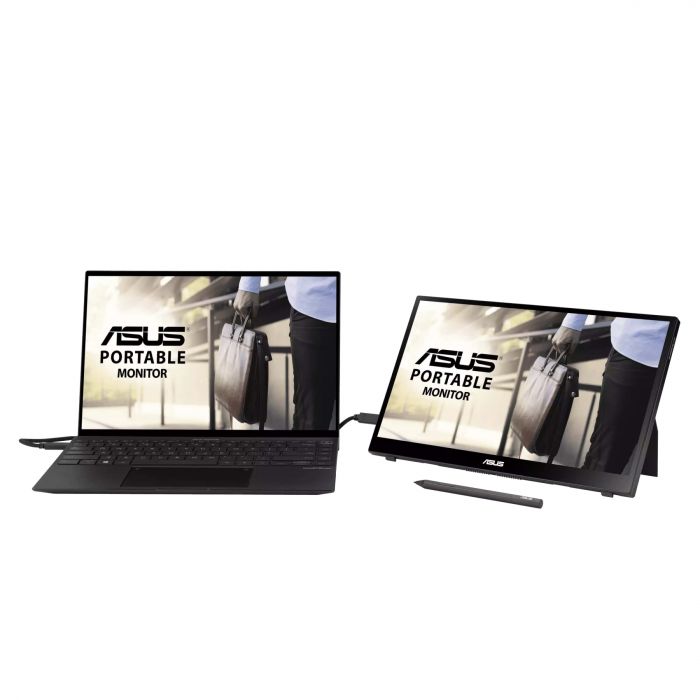 Монітор портативний LCD 14" Asus ZenScreen Ink MB14AHD mHDMI, 2xUSB-C, Audio, IPS, Touch, Stylus Pen MPP2.0