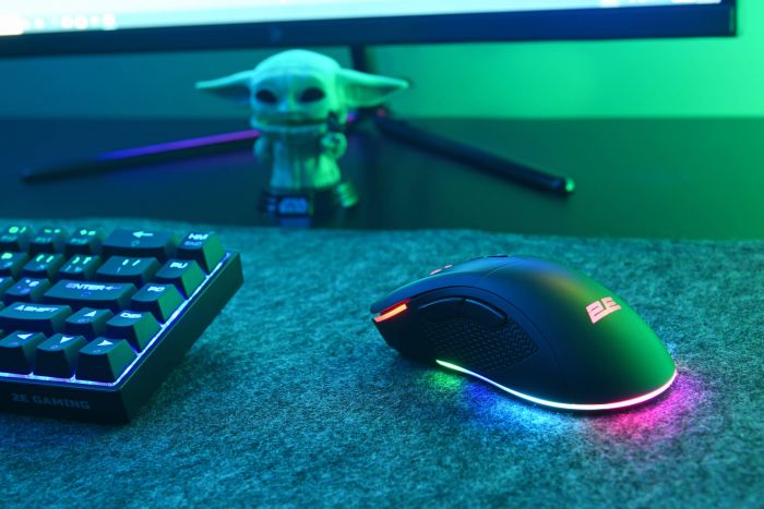 Миша 2E GAMING MG350 WL, RGB USB Black