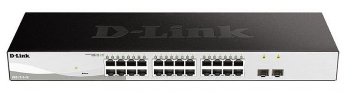 Комутатор D-Link DGS-1210-26 rev F1 24xGE, 2xSFP Websmart