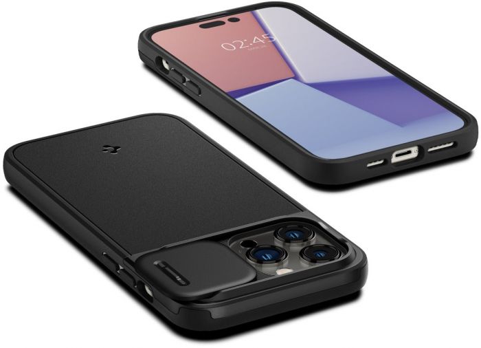 Чохол Spigen для Apple iPhone 14 Pro Optik Armor MagFit, Black