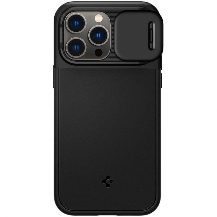 Чохол Spigen для Apple iPhone 14 Pro Optik Armor MagFit, Black