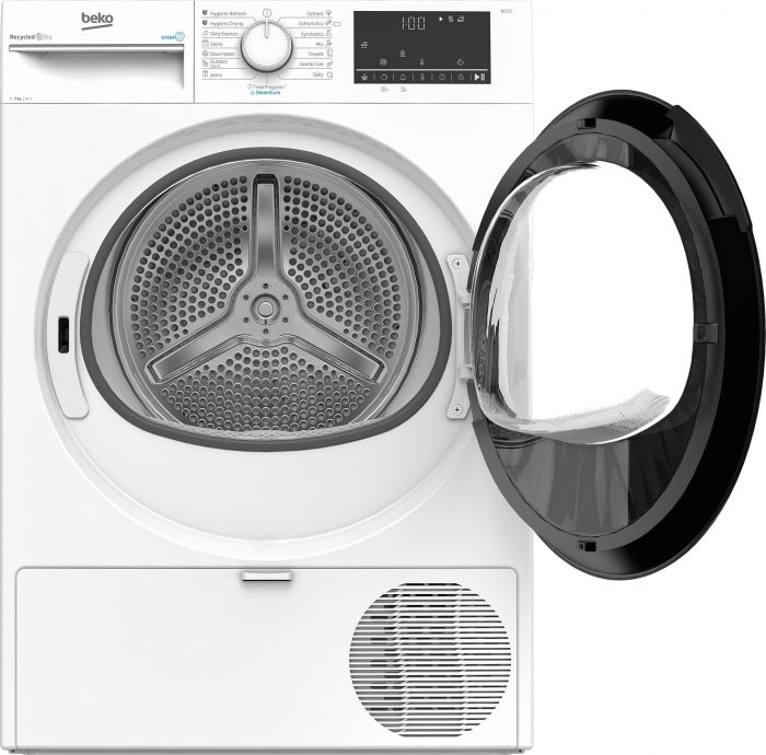 Сушильна машина Beko тепловий насос, 7кг, A++, 54.3см, дисплей, білий