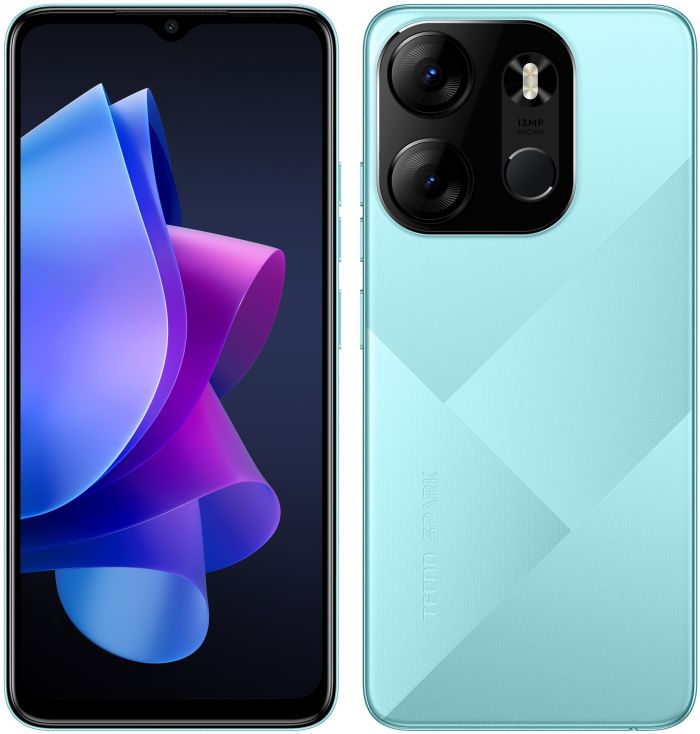 Смартфон TECNO Spark Go 2023 (BF7) 4/64Gb 2SIM Uyuni Blue