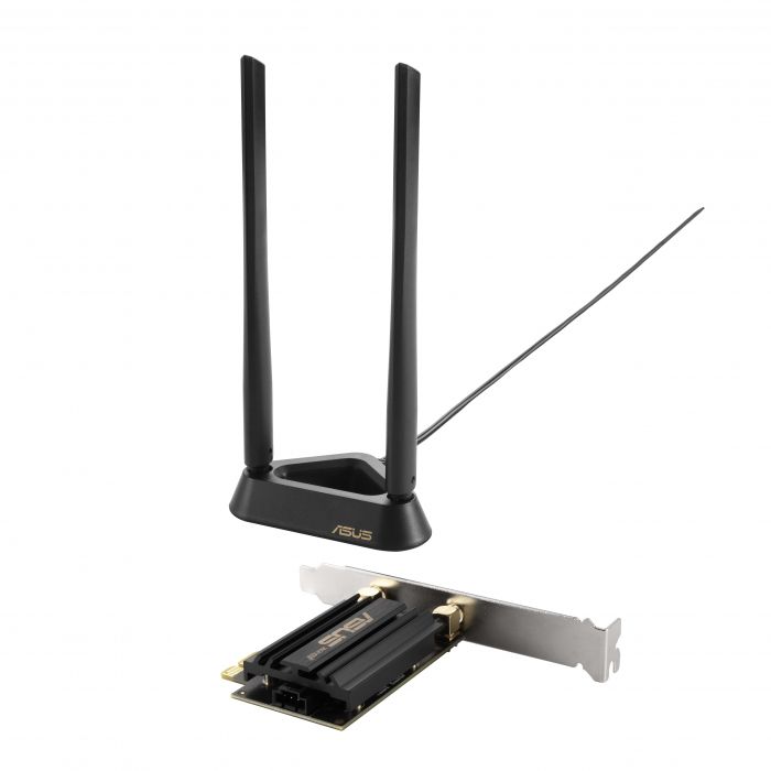 WiFi-адаптер ASUS PCE-AXE59BT Bluetooth 5.2 PCI Express WPA3 OFDMA MU-MIMO