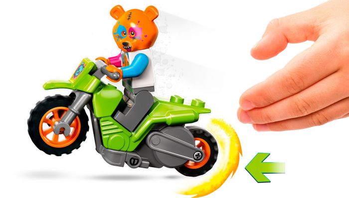 Конструктор LEGO City Каскадерський мотоцикл ведмедя