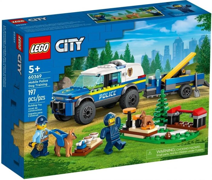 Конструктор LEGO City Мобільний майданчик для дресирування поліцейських собак