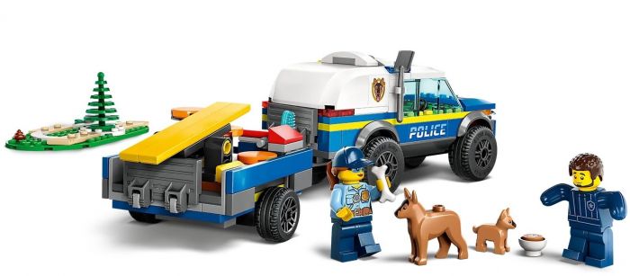 Конструктор LEGO City Мобільний майданчик для дресирування поліцейських собак