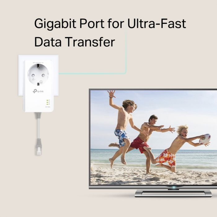 Адаптер Powerline TP-LINK TL-PA7017PKIT 2PK AV1000 1xGE розетка