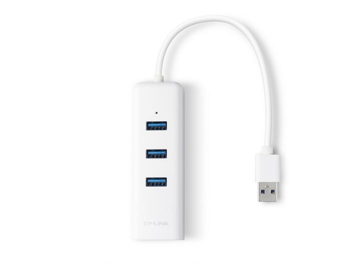 Мережевий адаптер TP-LINK UE330 USB3.0 to GE 3xUSB3.0 HUB