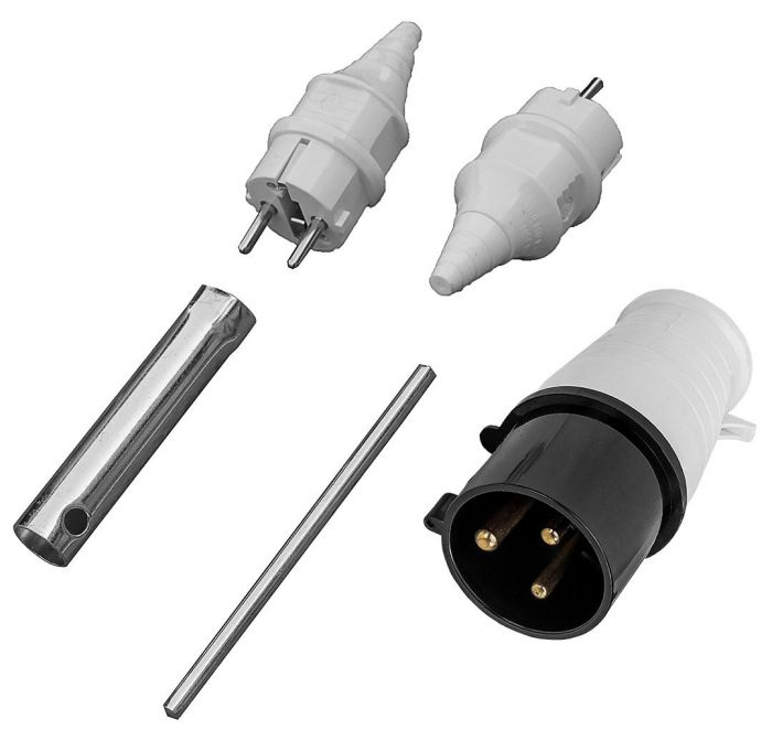 Генератор бензиновий Neo Tools 04-731, 6.0/6.5кВт, 1х12В та 2х230В (16А) та 1x230В(32А), бак 25л, 313г/кВтГ, 85 кг