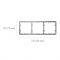Рамка для вимикача на 3 секції Ajax Frame 3 seats for LightSwitch