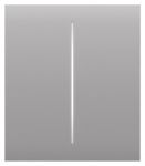 Кнопка центральна для двоклавішного вимикача Ajax CenterButton 2-gang for LightSwitch, Jeweler, бездротовий, fog