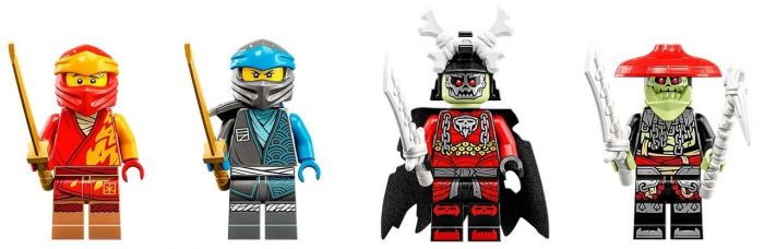 Конструктор LEGO Ninjago Робот-вершник Кая EVO