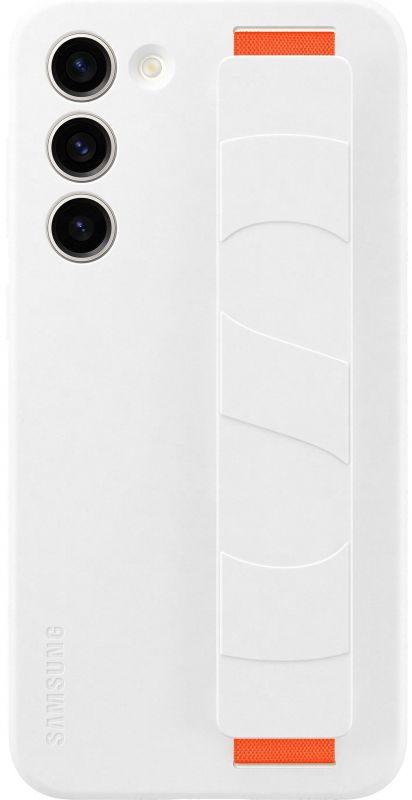 Чохол Samsung Silicone Grip Case для смартфону Galaxy S23+ (S916) White