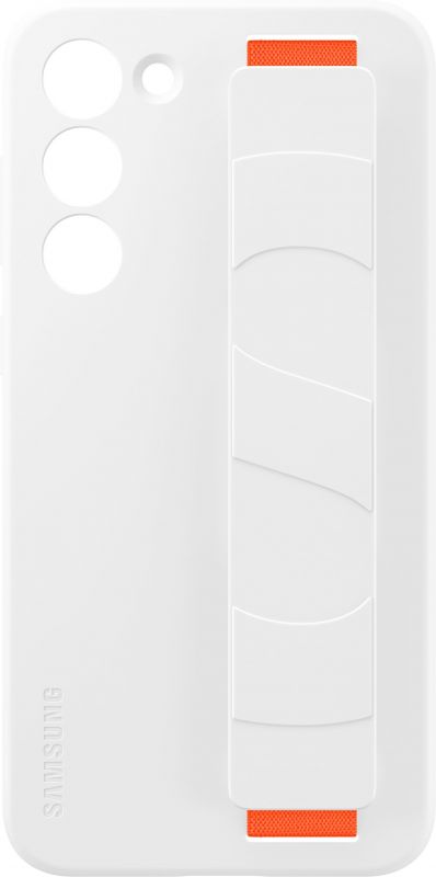 Чохол Samsung Silicone Grip Case для смартфону Galaxy S23+ (S916) White