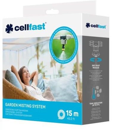 Система туманоутворення Cellfast, шланг 15 м, 7 форсунок