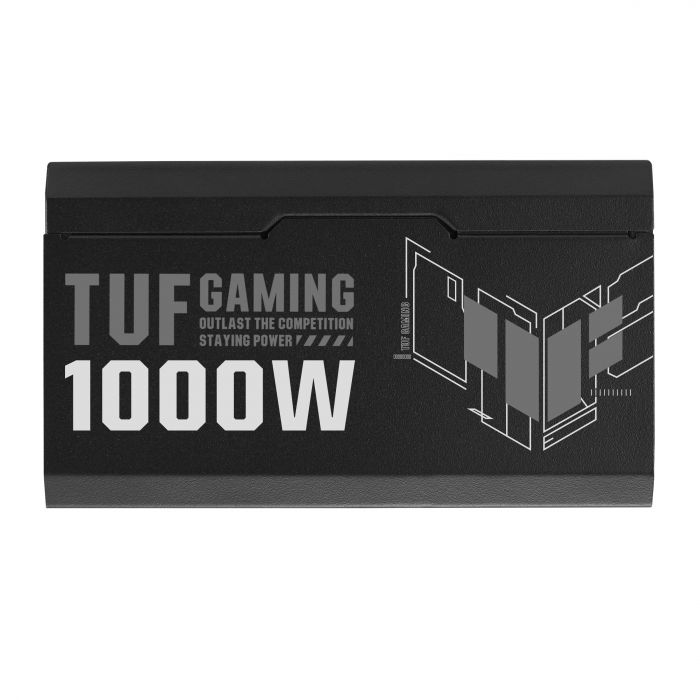 Блок живлення ASUS TUF GAMING (1000W), >90%, 80+ Gold, 135мм, 1xMB 24pin(20+4), 2xCPU 8pin(4+4), 4xMolex, 5xSATA, 4xPCIe 8pin(6+2), TUF-GAMING-1000G