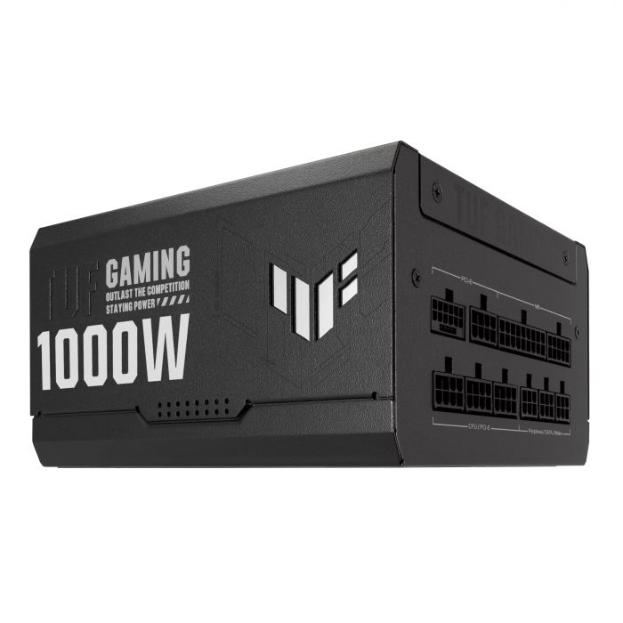 Блок живлення ASUS TUF GAMING (1000W), >90%, 80+ Gold, 135мм, 1xMB 24pin(20+4), 2xCPU 8pin(4+4), 4xMolex, 5xSATA, 4xPCIe 8pin(6+2), TUF-GAMING-1000G