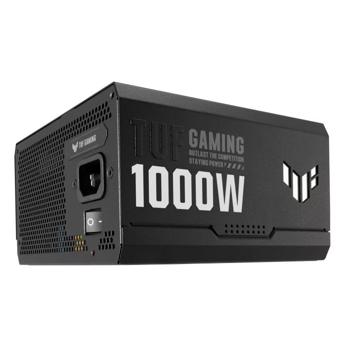 Блок живлення ASUS TUF GAMING (1000W), >90%, 80+ Gold, 135мм, 1xMB 24pin(20+4), 2xCPU 8pin(4+4), 4xMolex, 5xSATA, 4xPCIe 8pin(6+2), TUF-GAMING-1000G