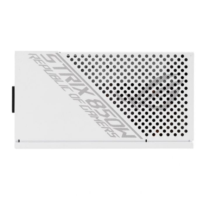 Блок живлення ASUS ROG STRIX  (850W), >90%, 80+ Gold, 135mm, 1xMB 24pin(20+4), 2xCPU 8pin(4+4), 3xMolex, 8xSATA, 6xPCIe 8pin(6+2), Fully Modular, ROG-STRIX-850G-WHITE