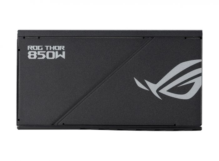 Блок живлення ASUS ROG THOR (850W), >90%, 80+ Platinum, 135мм, 1xMB 24pin(20+4), 2xCPU 8pin(4+4), 6xMolex, 10xSATA, 83xPCIe 8pin(6+2), Fully Modular, ARGB, ROG-THOR-850P2-GAMING