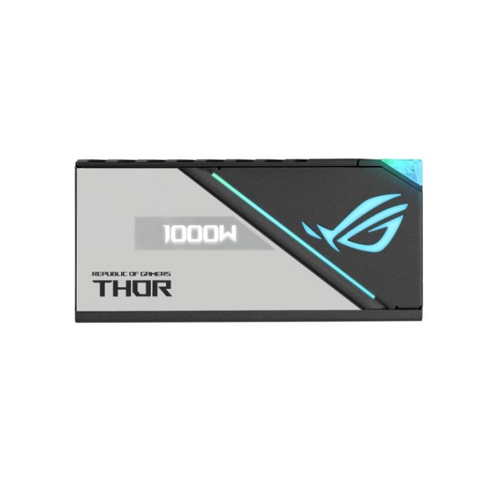 Блок живлення ASUS ROG THOR (1000W), >90%, 80+ Platinum, 135mm, 1xMB 24pin(20+4), 2xCPU 8pin(4+4), 6xMolex, 12xSATA, 8xPCIe 8pin(6+2), Fully Modular, ARGB, ROG-THOR-1000P2-GAMING