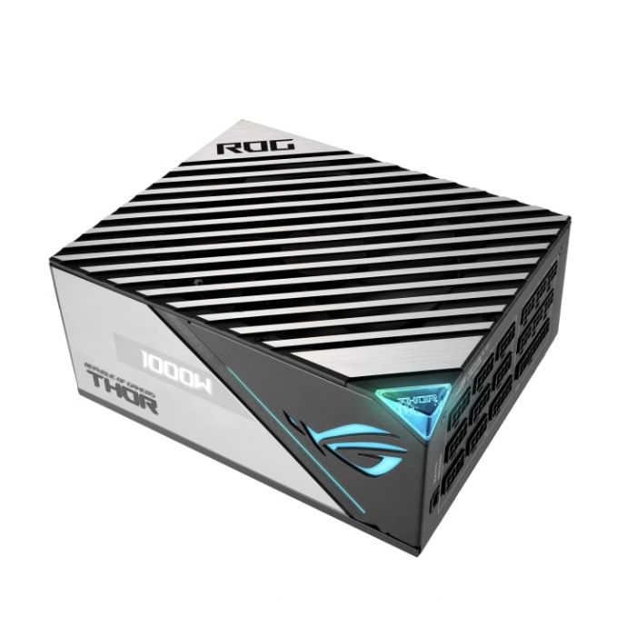 Блок живлення ASUS ROG THOR (1000W), >90%, 80+ Platinum, 135mm, 1xMB 24pin(20+4), 2xCPU 8pin(4+4), 6xMolex, 12xSATA, 8xPCIe 8pin(6+2), Fully Modular, ARGB, ROG-THOR-1000P2-GAMING