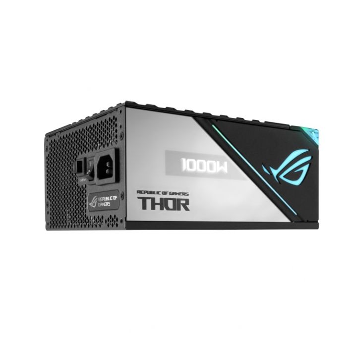 Блок живлення ASUS ROG THOR (1000W), >90%, 80+ Platinum, 135mm, 1xMB 24pin(20+4), 2xCPU 8pin(4+4), 6xMolex, 12xSATA, 8xPCIe 8pin(6+2), Fully Modular, ARGB, ROG-THOR-1000P2-GAMING