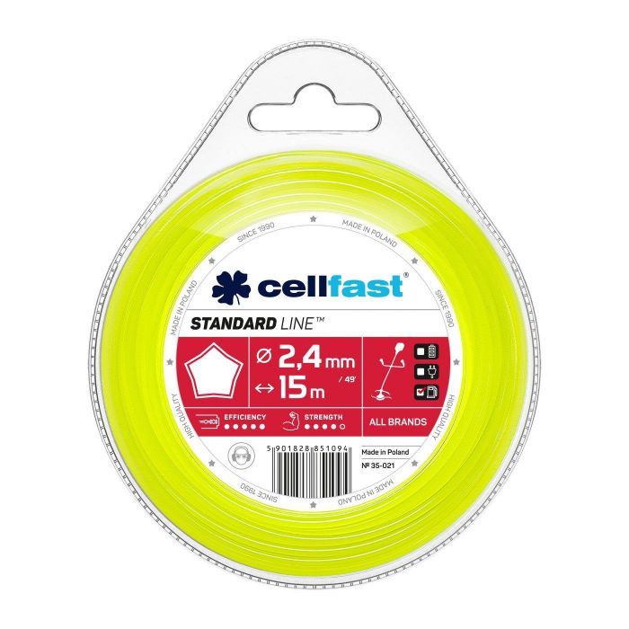 Лісочка косильна Cellfast зірка, 2.4 x 15м