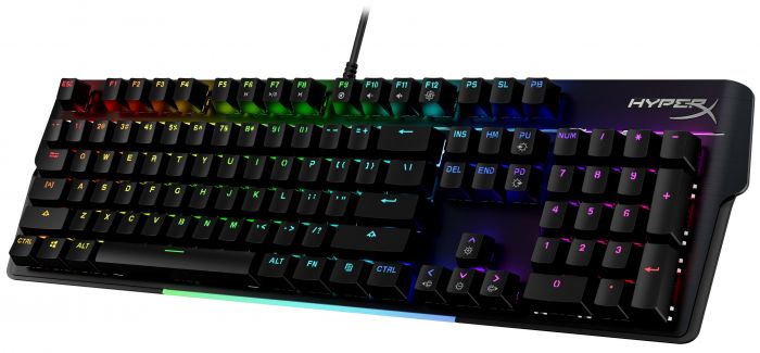 Клавіатура HyperX Alloy MKW100 TTC Red USB RGB ENG/RU, Black